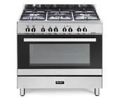 Elba 90cm Cream Gas/Electric Stove - 9FX827C