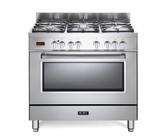 Smeg 90cm Yellow Portofino Cooker & Multifunction Oven - CPF9GMYW