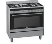 Elba 90cm Cream Gas/Electric Stove - 9FX827C