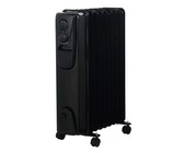 Royal Homeware 5 Bar Quartz Heater with Fan & Humidifier 2000W - Black