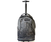 Travel Mate 56cm Hard Shell Zipper 8 Wheel Cabin Trolley L-329C Black