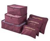 3 Piece Hard Outer Shell Luggage Set - Pink