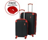 Eco San Juan 2 Piece Luggage Combo Set - Red