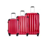 Eco San Juan 2 Piece Luggage Combo Set - Red