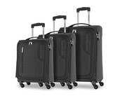 Samsonite Artos 3 Piece Spinner Suitcase Set - Black