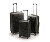 Samsonite Artos 3 Piece Spinner Suitcase Set - Black