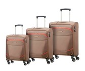 Samsonite Artos 3 Piece Spinner Suitcase Set - Black