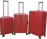 Eco San Juan 2 Piece Luggage Combo Set - Red