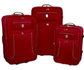 Eco San Juan 2 Piece Luggage Combo Set - Red