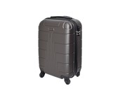 Travel Mate 56cm Hard Shell Zipper 8 Wheel Cabin Trolley L-329C Black