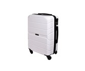 Travel Mate 56cm Hard Shell Zipper 8 Wheel Cabin Trolley L-329C Black