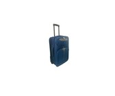 Travel Mate 56cm Hard Shell Zipper 8 Wheel Cabin Trolley L-329C Black