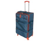 Travel Mate 56cm Hard Shell Zipper 8 Wheel Cabin Trolley L-329C Black