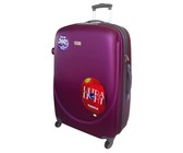 3 Piece Blue Star Luggage Set - Silver