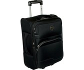 Travel Mate 56cm Hard Shell Zipper 8 Wheel Cabin Trolley L-329C Black