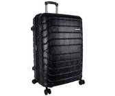 3 Piece Blue Star Luggage Set - Silver
