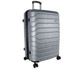 3 Piece Blue Star Luggage Set - Silver