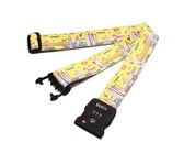 Iconix Anti-Theft Luggage Belt with Digital Scale and Double Lock