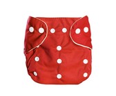 Modern One Size Baby Cloth Nappies Adjustable Reusable Diapers Liner - Red