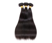 Wendy Queen Straight Hair 3 bundles with a 4x4 three part closure-22"844377"