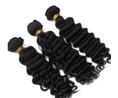 Deep Wave Malaysian Curl Wetlook Hair 12 inches 3 Bundles Peruvian