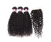 Kinky Curl 12inches 3Bundles + 10Inches Closure