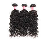 Natural/French Curl Brazilian Hair 26 Inches 3Bundles + 18 Inches Closure
