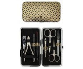 Kellermann 3 Swords Manicure Set - Black & Gold