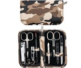 Kellermann 3 Swords Manicure Set - Black & Gold