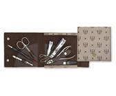 Kellermann 3 Swords Manicure Set - Black & Gold