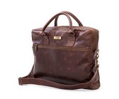 Knomo Audley 14 Leather Handbag - Dark Navy"
