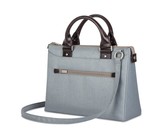 Knomo Audley 14 Leather Handbag - Dark Navy"
