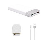 LMA - Moxom 10000mah QC3.0 Wireless USB Port Power Bank - Red