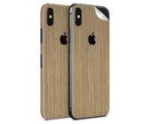 Bamboo Wood Vinyl Skin for iPhone XS - Two Pack