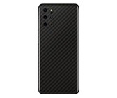 Black Carbon Fibre Vinyl Wrap for Samsung S20 Plus - Two Pack