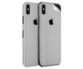 Brushed Metal Vinyl Skin for iPhone XS - Two Pack