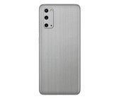 Brushed Metal Vinyl Wrap Skin for Samsung S20 - Two Pack