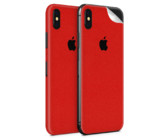 Pure Red Vinyl Skin for iPhone XS - Two Pack