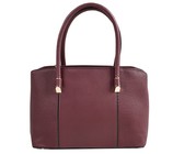 Lily & Rose PU Mock Croc Detailed Handbag - Avocado Green