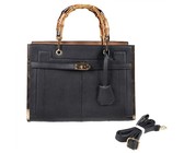Alla Moda - Stylish Woman Tote Handbag with Belt