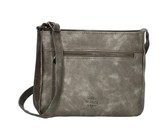 Beagles Lafiguera Ladies PU Shoulder Bag - Dark Silver 16753