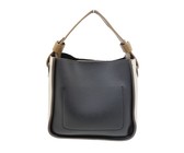 Beagles Lafiguera Ladies PU Shoulder Bag - Dark Silver 16753