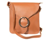 Blackcherry Structured Cross Body With Top Handle