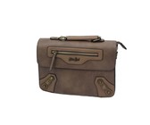 Fino Stylish PU Leather Bag with Purse-Brown