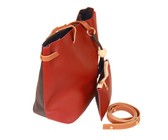 Fino Pu Leather Crossbody Shoulder Bag & Purse Set- Dusty Pink