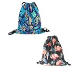 Lily & Rose Sequenced Bucket Bag - Black & Gold