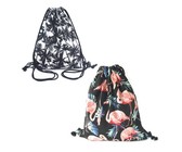 Lily & Rose Sequenced Bucket Bag - Black & Gold