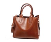 Fino Pu Leather Crossbody Shoulder Bag & Purse Set- Dusty Pink