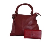 Ladies Tote Sling Leather Handbag