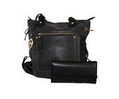 Fino Stylish PU Leather Bag with Purse-Brown